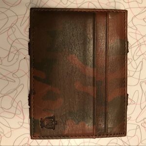 Camouflage Leather mini wallet